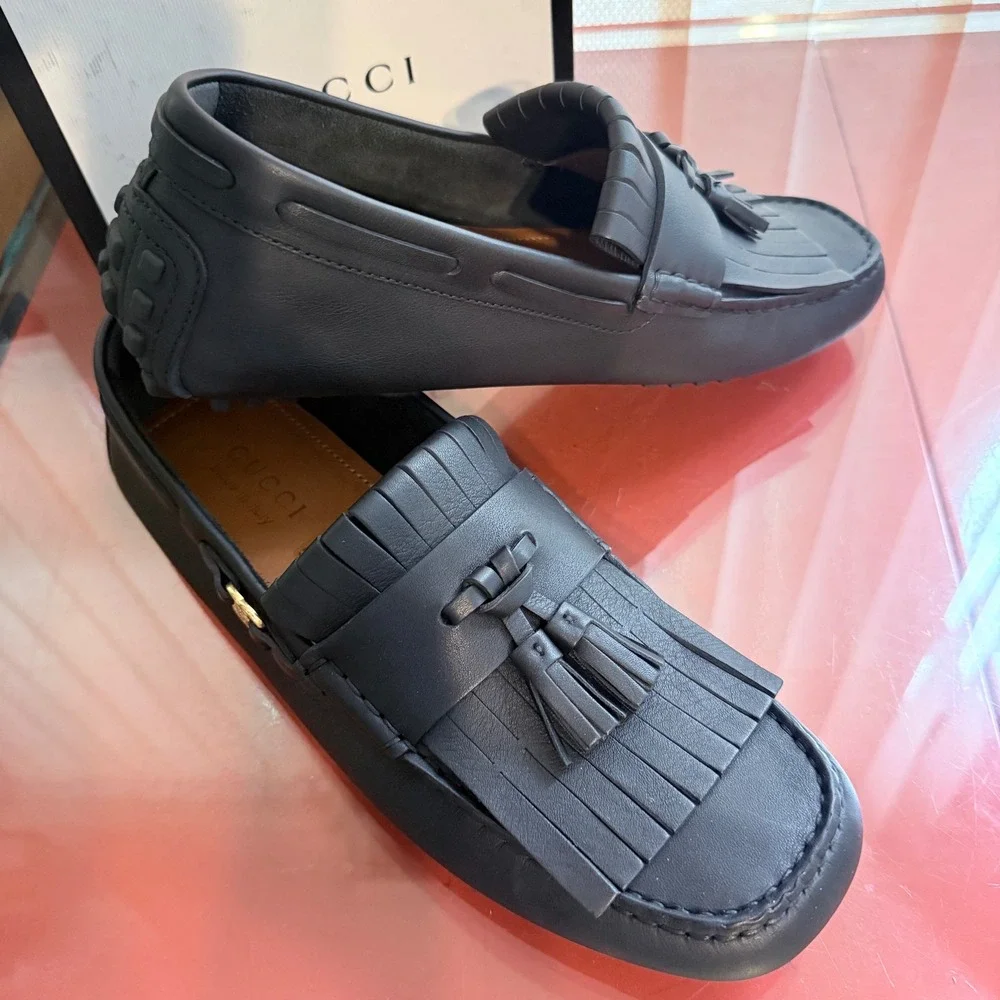 Gucci | Shoes | Gucci Mens 624699 Leather Driver With  display picture 2